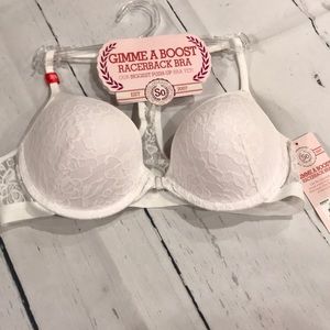 New with tags Racerback Booster Bra - 36B